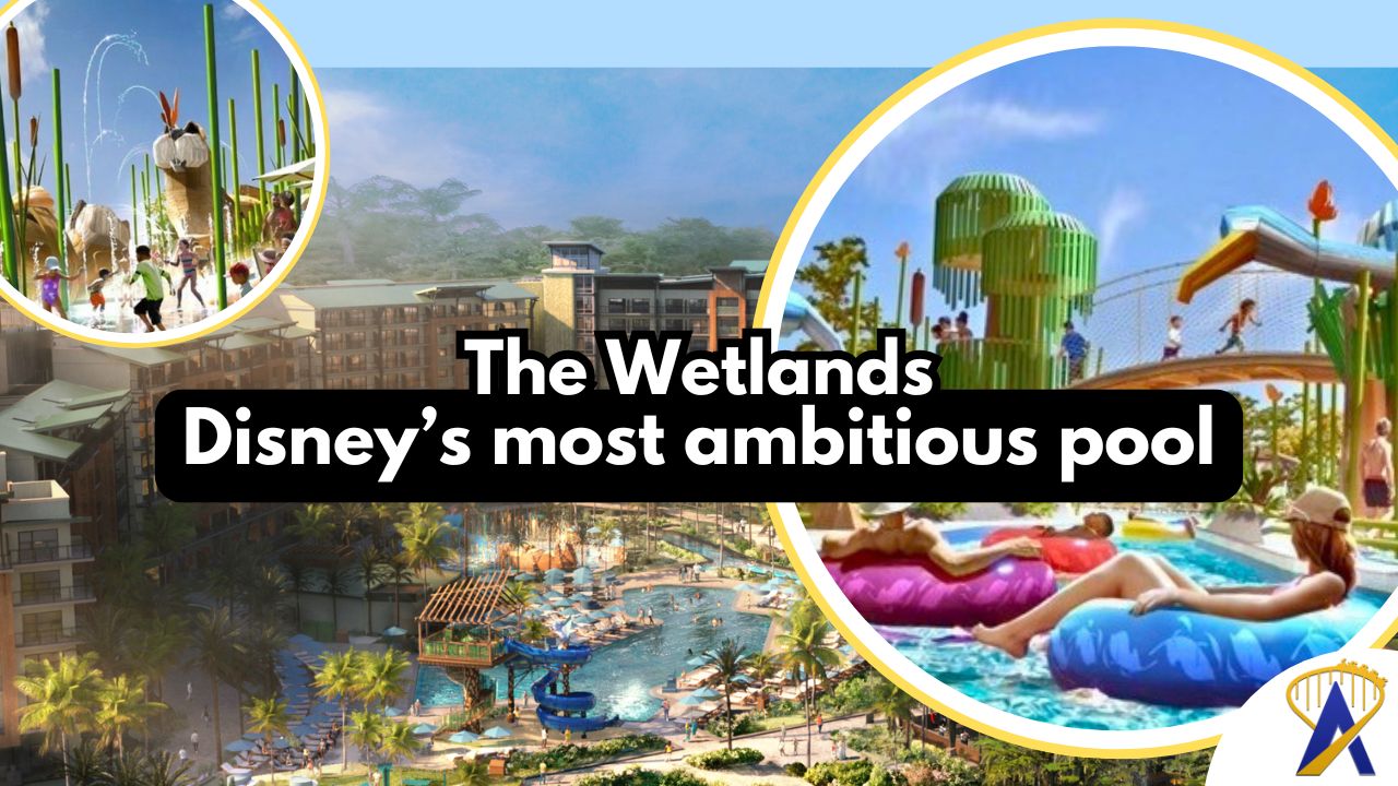 Disney wouldn’t say much about Lakeshore Lodge’s pool during our tour — now The Wetlands is revealed