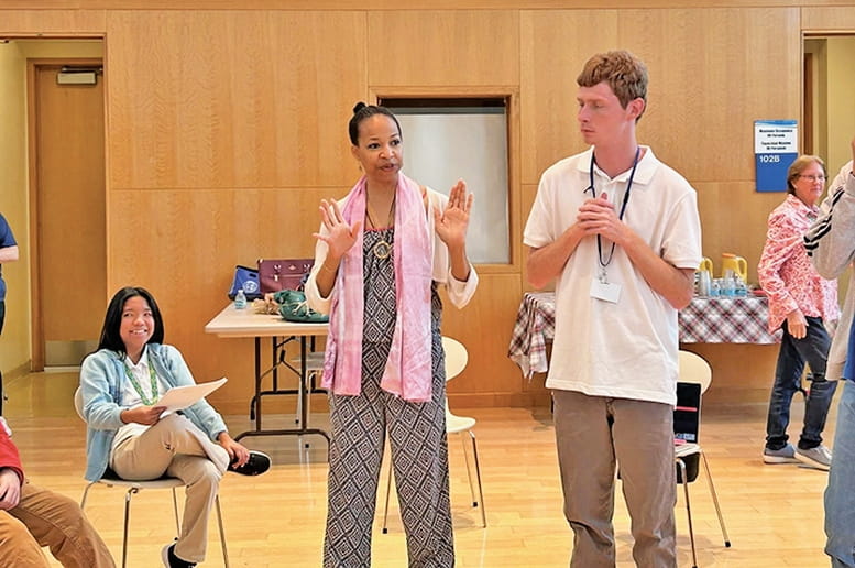 Student brings theater into classrooms and community