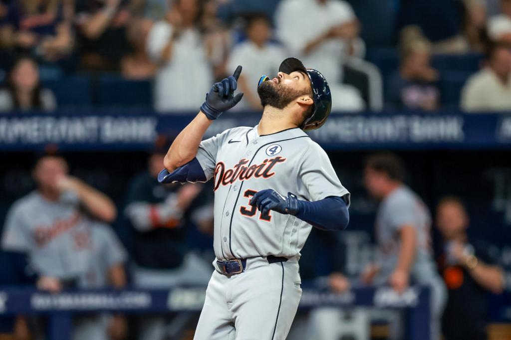 Torres, Pérez and Greene go deep to back Flaherty as Tigers beat Rays 8-0 – Macomb Daily