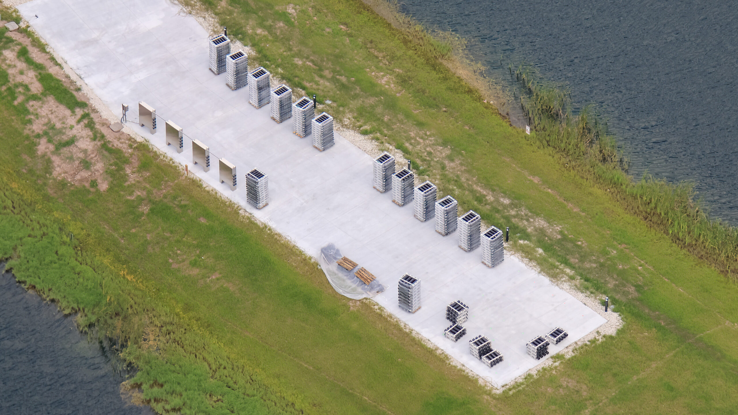 Aerial photos have revealed another sign that Universal Orlando Resort is still preparing a large nighttime spectacular for its newest theme park.
