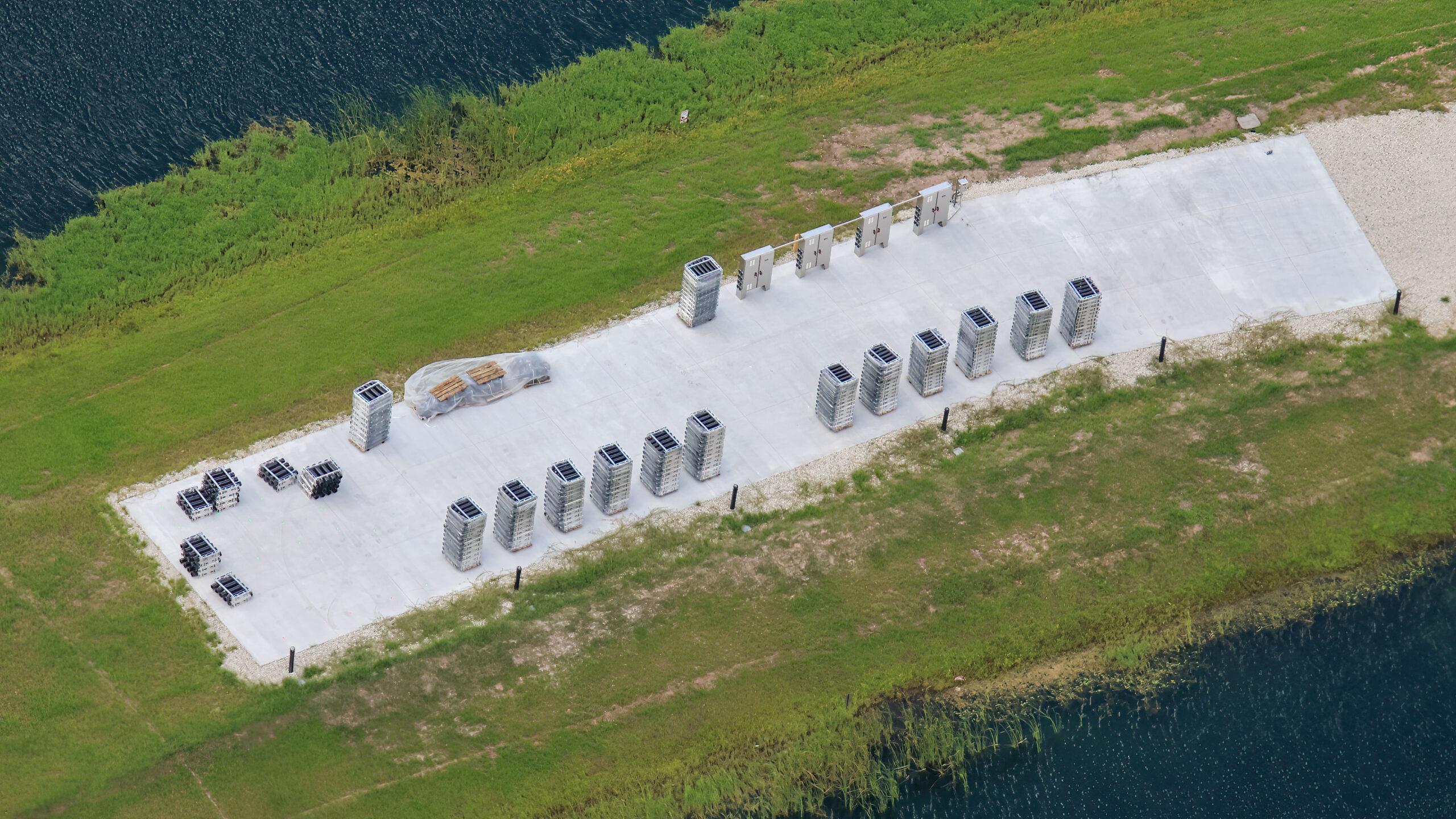 Aerial photos have revealed another sign that Universal Orlando Resort is still preparing a large nighttime spectacular for its newest theme park.