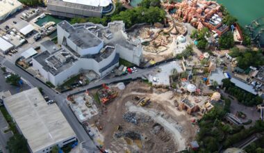 The latest photos from aerial photographer @bioreconstruct show that the former home of The Eighth Voyage of Sindbad has been reduced to a cleared demolition site.