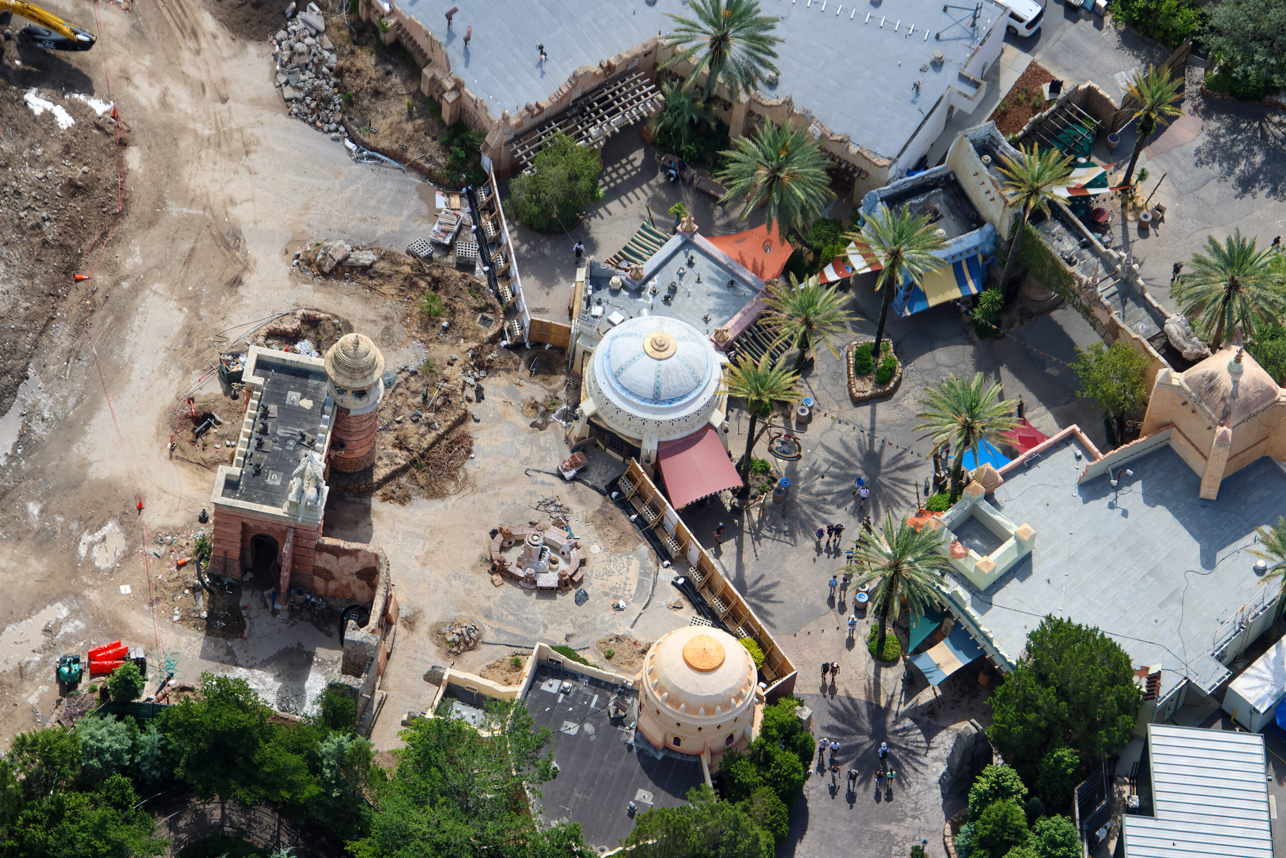 The latest photos from aerial photographer @bioreconstruct show that the former home of The Eighth Voyage of Sindbad has been reduced to a cleared demolition site.