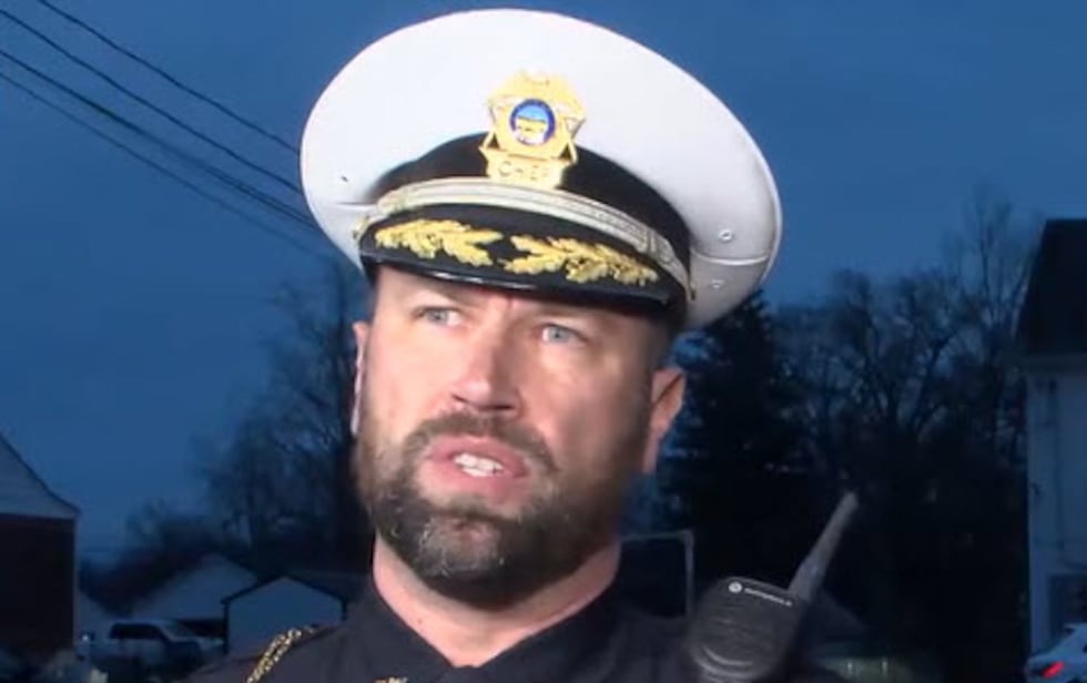 Bethel Police Chief Chad Essert at the scene of a SWAT situation in February 2026.