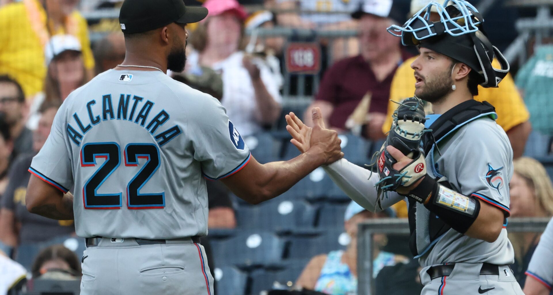 Sandy Alcantara reaches 1,000 career strikeouts as Marlins reach .500 - Marlins