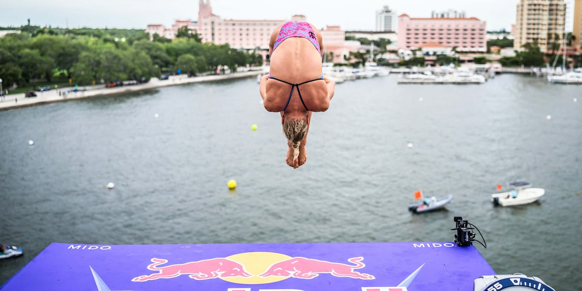 Red Bull Cliff Diving World Series comes to St. Pete Pier