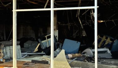 PHOTOS: Aftermath of fire that destroyed Jacksonville furniture store