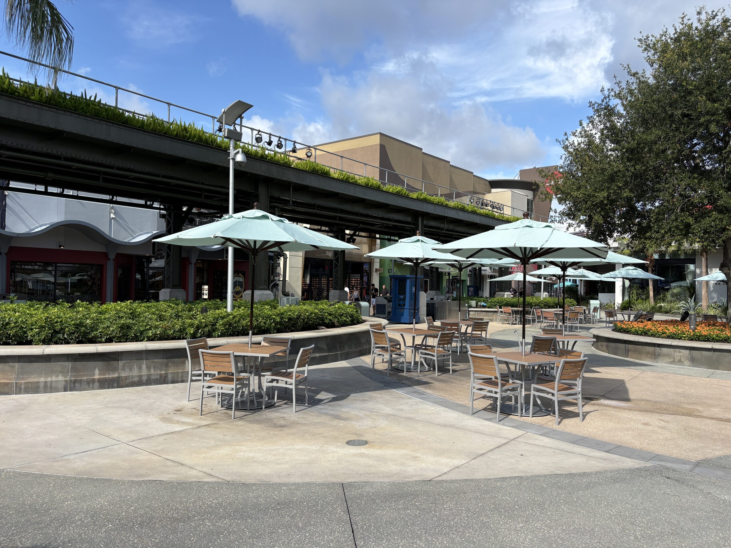 Disney Springs has quickly found a new use for the former Food Truck park, adding some much-needed respite for many nearby counter-service locations.
