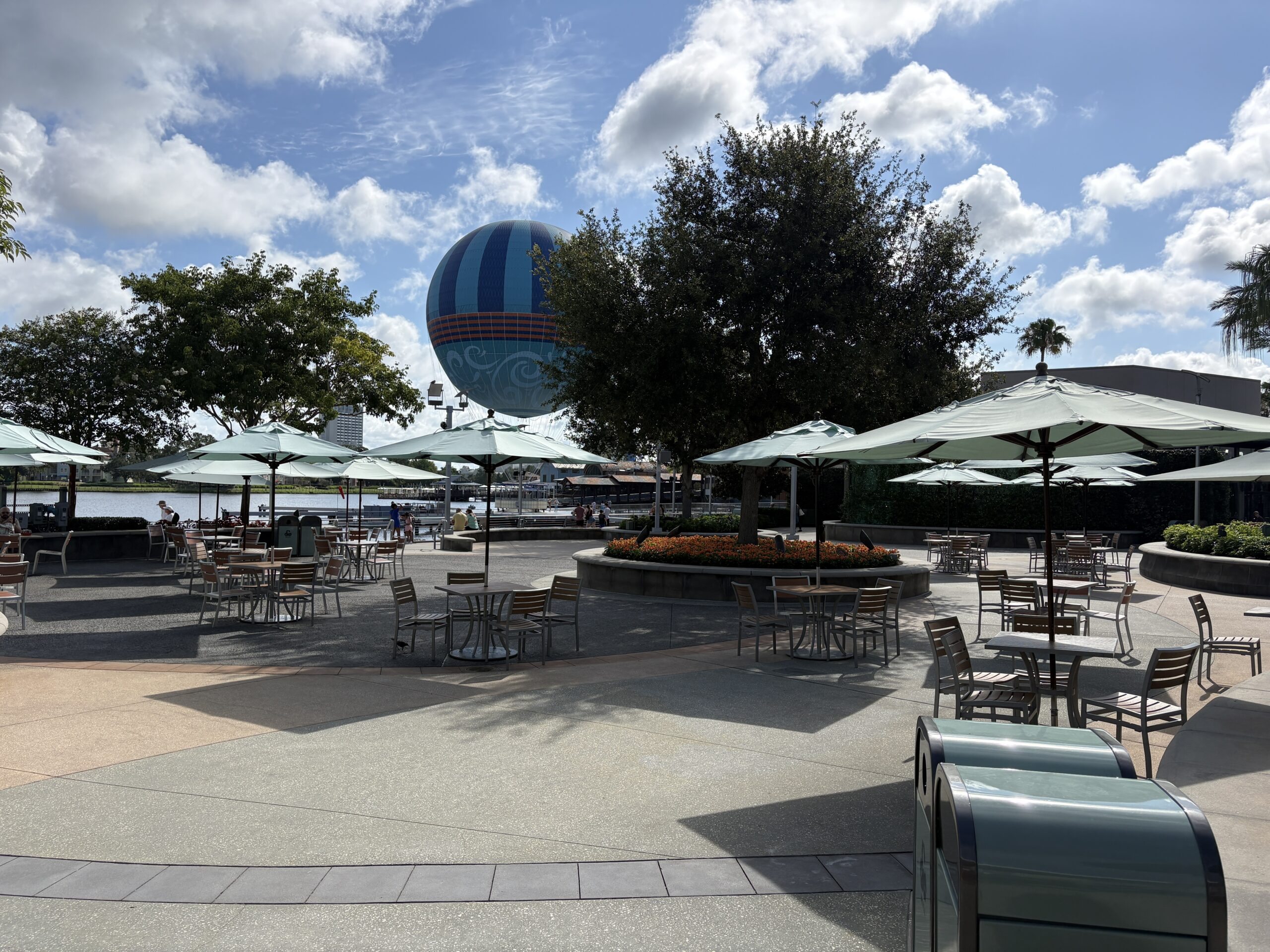 Disney Springs has quickly found a new use for the former Food Truck park, adding some much-needed respite for many nearby counter-service locations.
