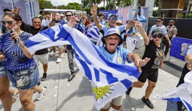 Miami’s first World Cup game makes history as Saudis, Uruguay tie