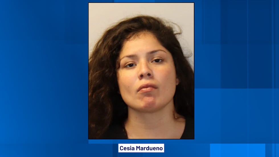 Cesia Mardueno's mugshot.