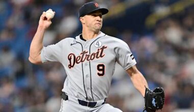 Torres, Pérez and Greene go deep to back Flaherty as Tigers beat Rays 8-0