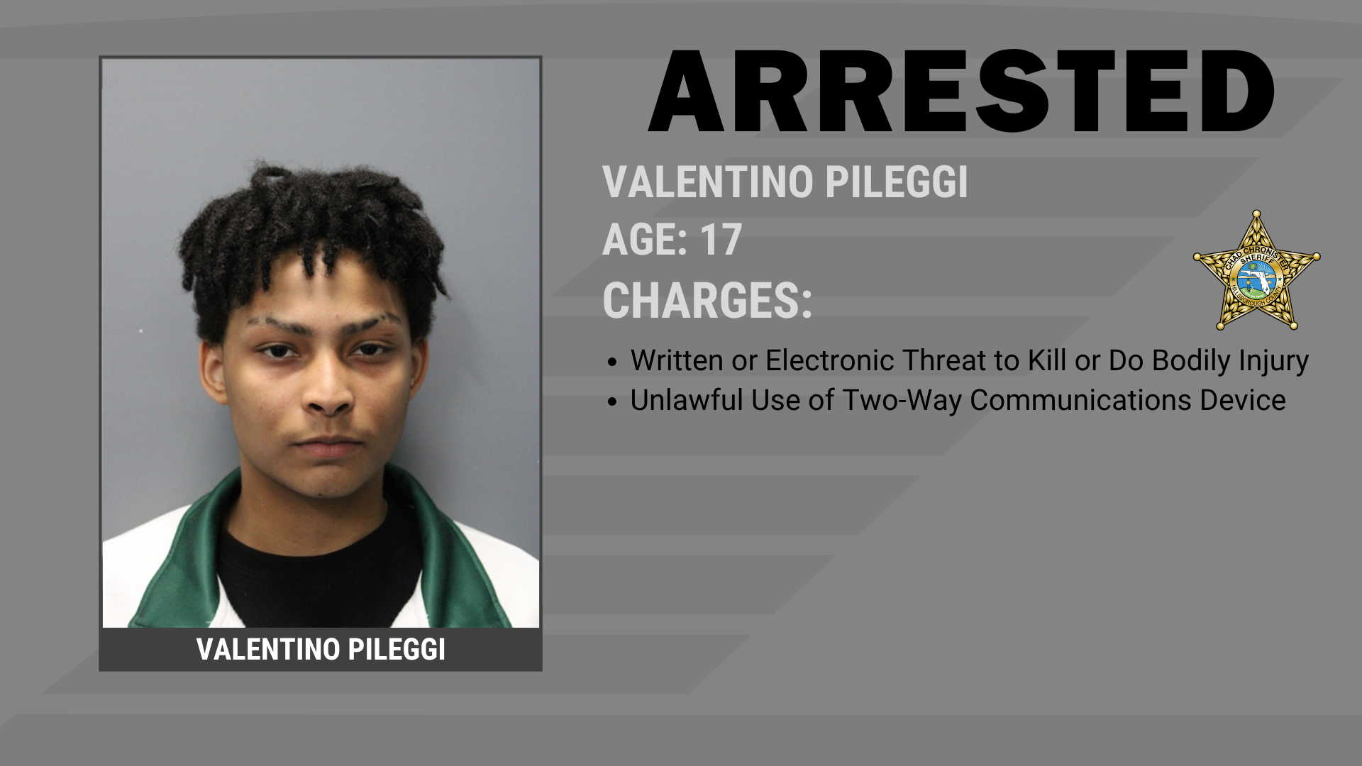Teen Arrested for Making Electronic Threat