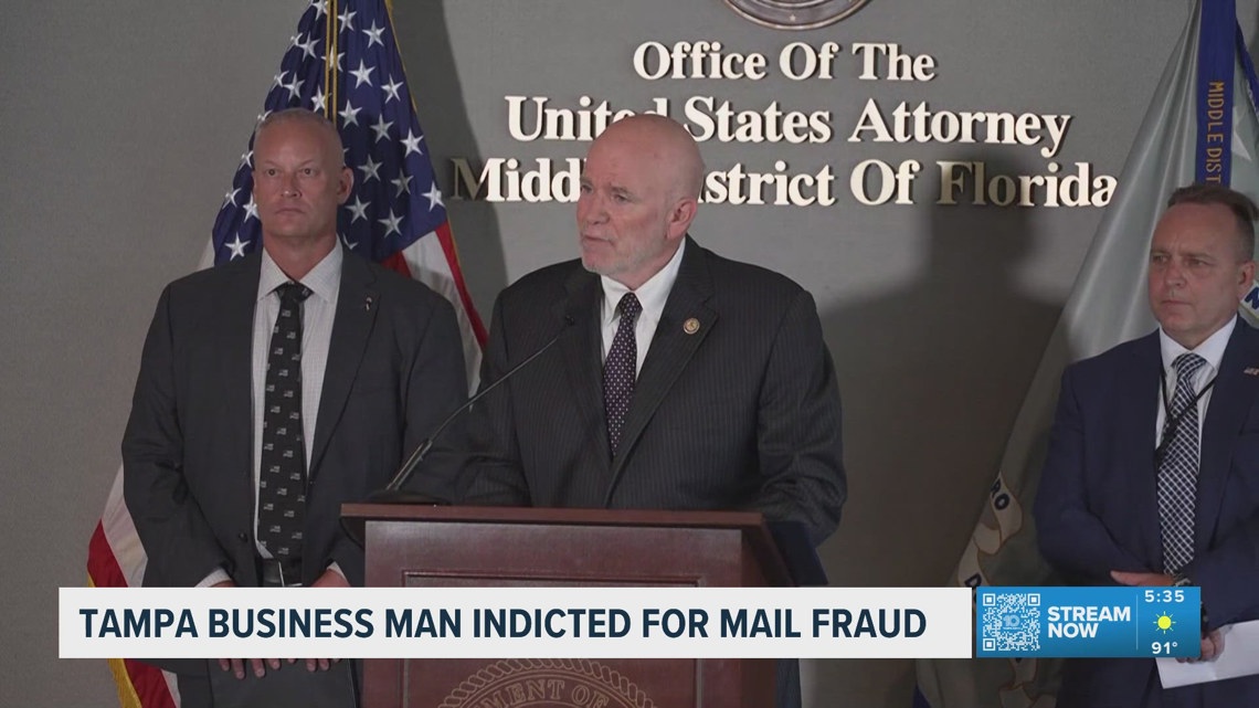 Tampa businessman indicted for mail fraud, federal investigators say