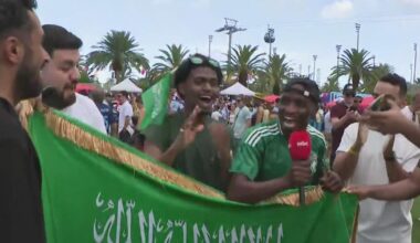 World Cup kicks off in Miami! Fans bring passion to first-ever match at Miami Stadium