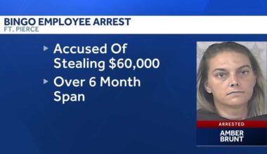 St. Lucie County woman accused of stealing $60,000 from bingo hall