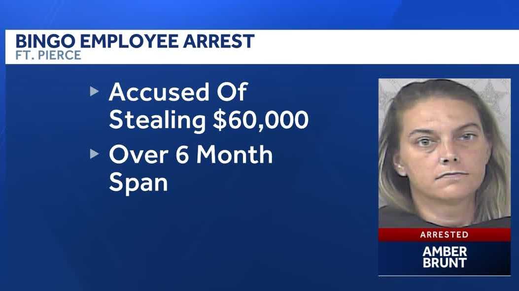 St. Lucie County woman accused of stealing $60,000 from bingo hall