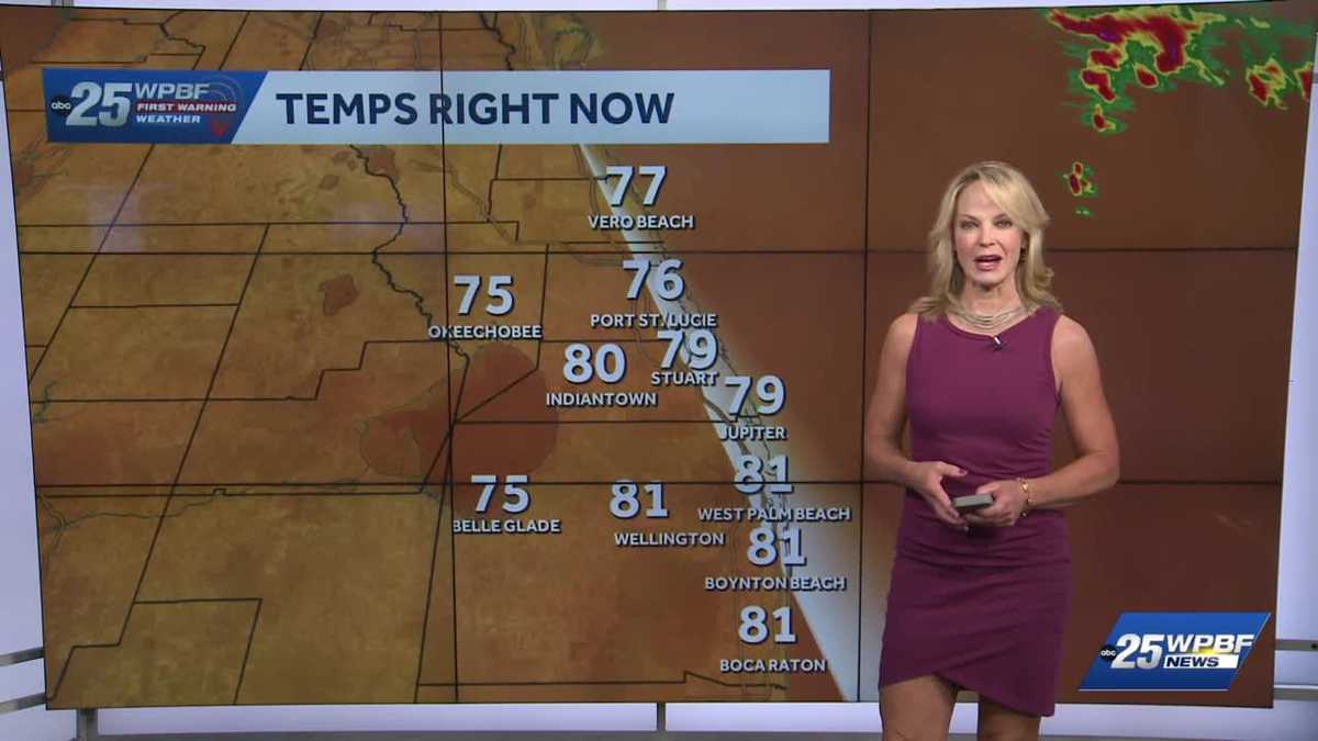 Hot, and Humid with Storms for South Florida