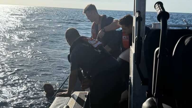 Coast Guard rescues two men drifting in open ocean without life jackets