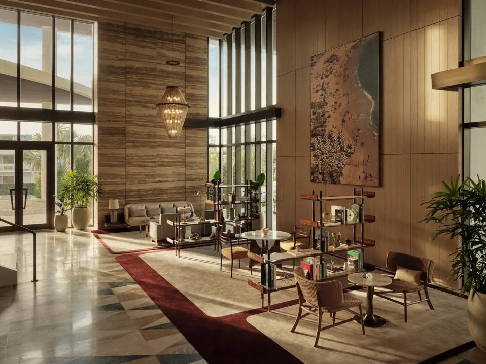 The lobby at Four Seasons Hotel and Residences Fort Lauderdale