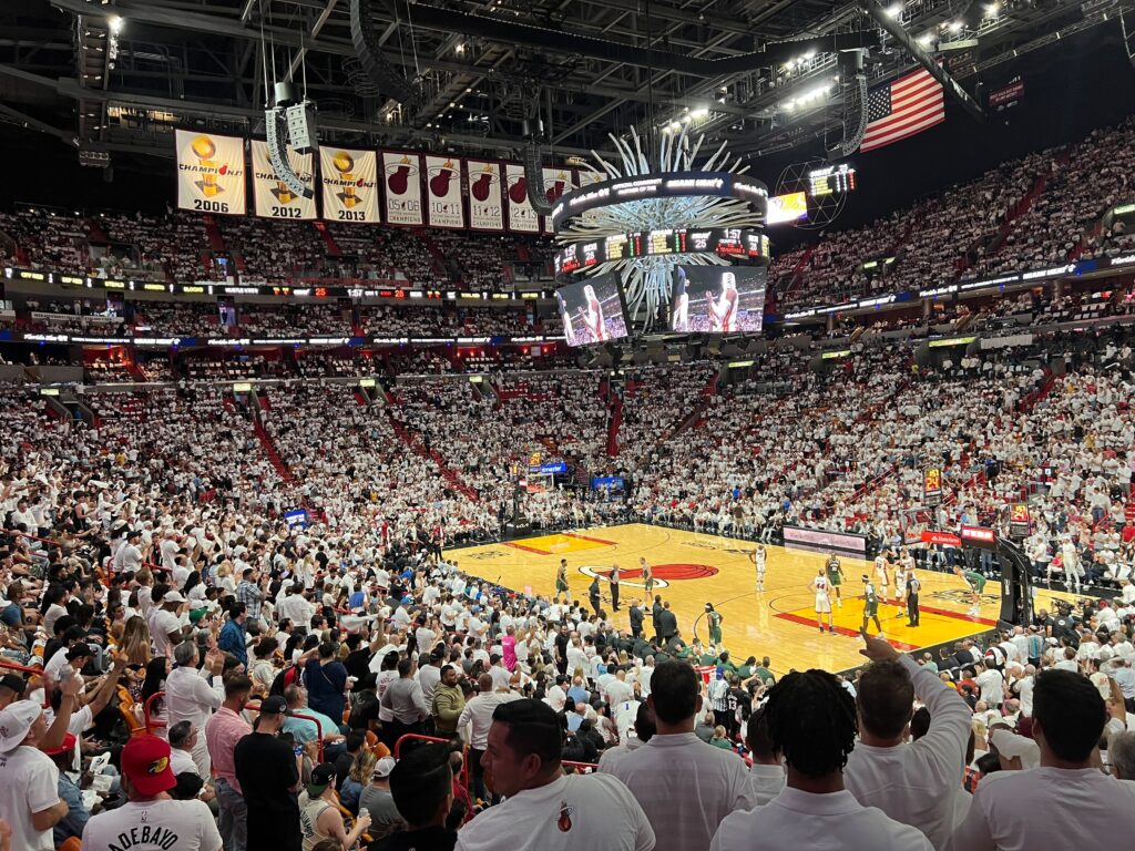 Miami Heat arena stadium center