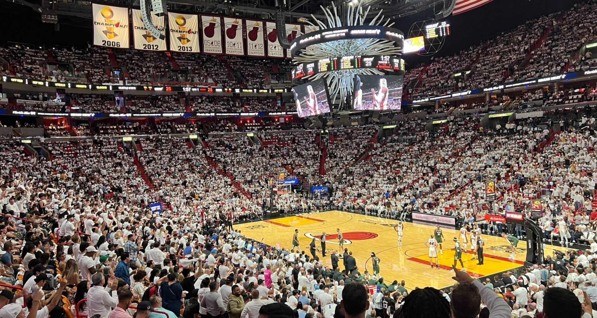 Miami Heat arena stadium center