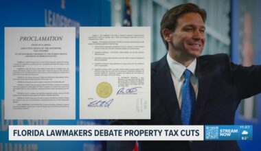 Florida lawmakers in Tallahassee to vote on amended property tax proposal after committee changes