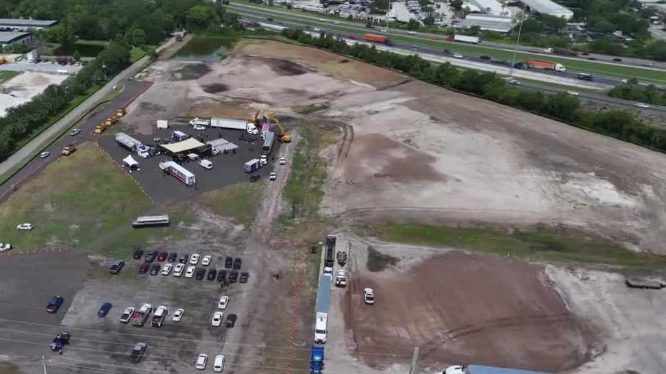FDOT breaks ground on I-4 truck parking facility in Sanford