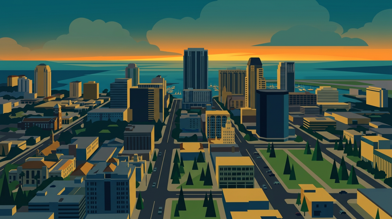 ai image - downtown st. pete
