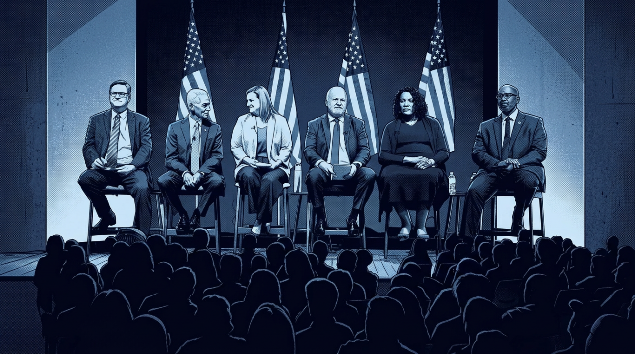 ai image - third st. pete mayoral debate