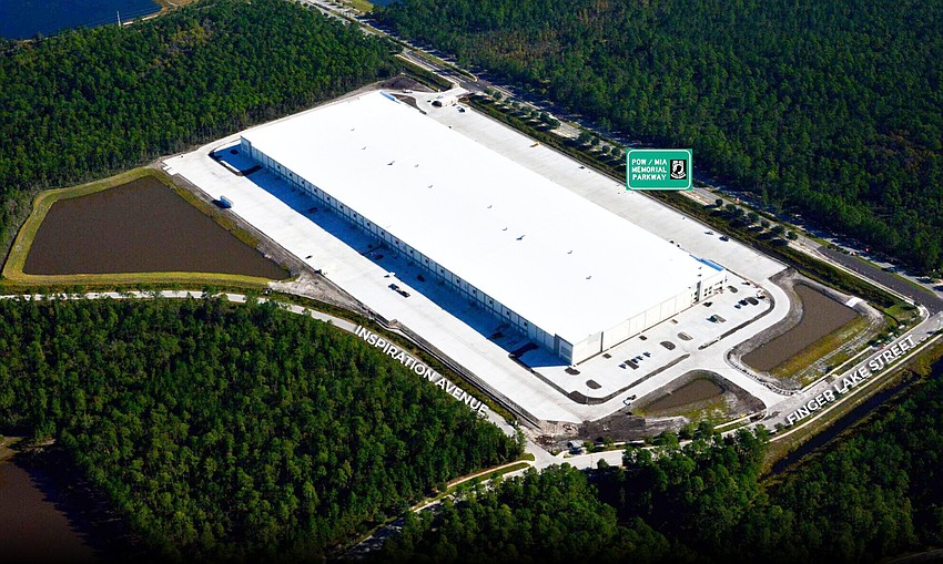Hillwood's Building E at 5550 POW-MIA Memorial Parkway in AllianceFlorida at Cecil Commerce Center. Hillwood's Building E at 5550 POW-MIA Memorial Parkway in AllianceFlorida at Cecil Commerce Center.