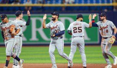 Detroit Tigers beat Tampa Bay Rays 8-0