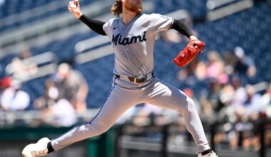 Miami Marlins complete a 3-game sweep in Washington with a 4-1 win over the Nationals