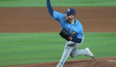 Tampa Bay Rays beat the Miami Marlins in game 1 of the series, with a score of 6-0