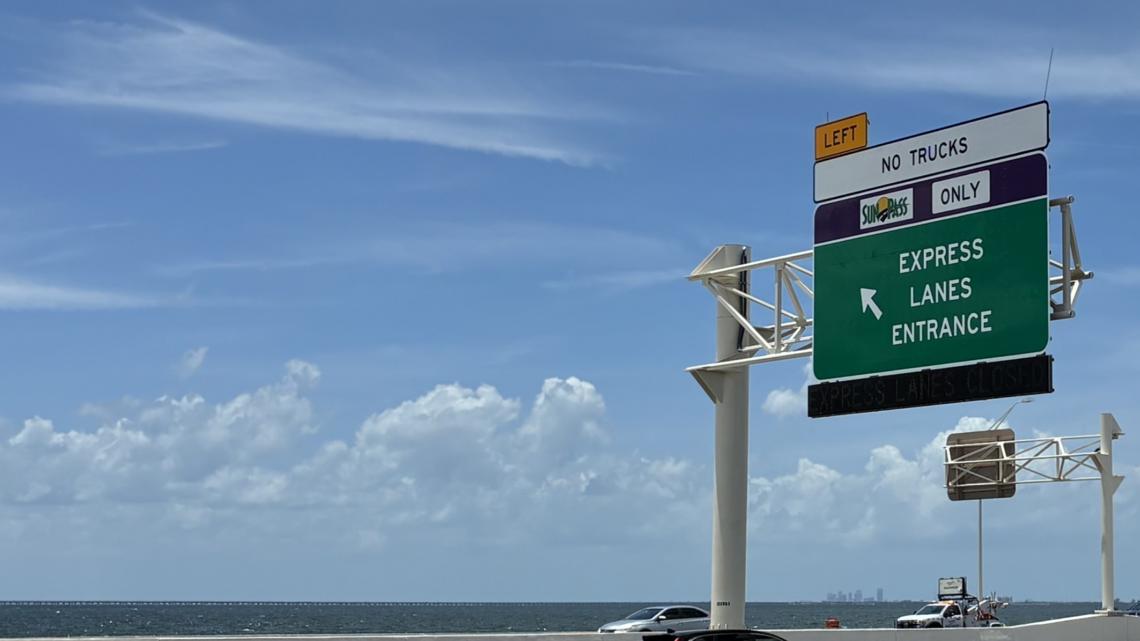 St. Petersburg man arrested on super speeder charges in new Howard Frankland Bridge express lanes