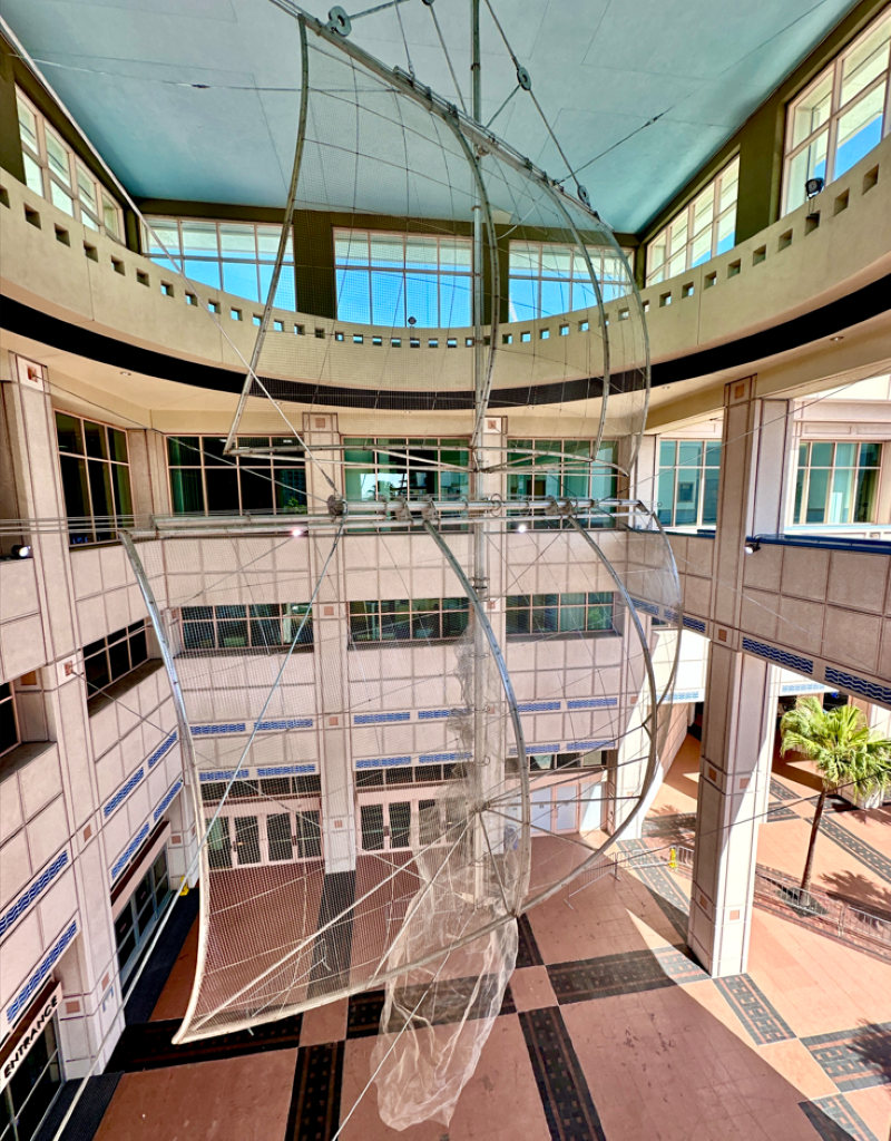 FIRST LOOK | Tampa Convention Center Unveils 62 foot Public Art Piece