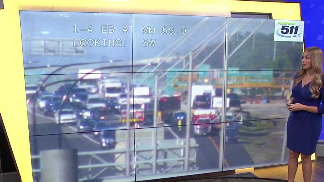Major crash shuts down part of I-4 at SR-535 in Orlando