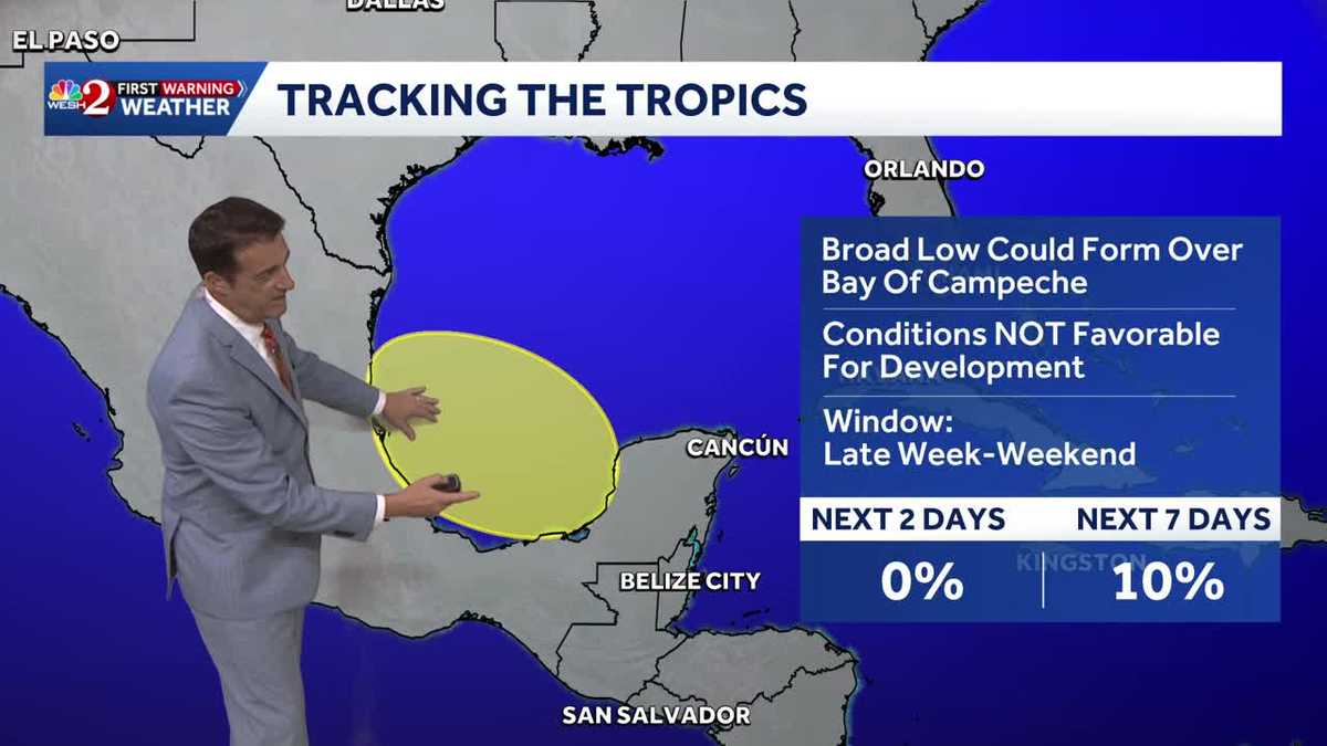 Tracking the tropics and afternoon storms.