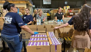 To help meet the growing need, Feeding Tampa Bay is receiving a major donation of 40,000 pounds of shelf-stable food. (Spectrum News image)