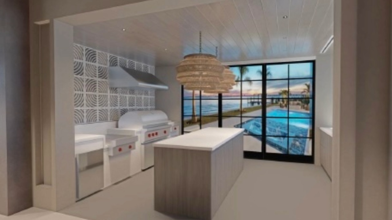 Rendering of Sub-Zero's planned South Tampa showroom featuring demonstration kitchens, appliance displays and consultation spaces at Bayshore Center.