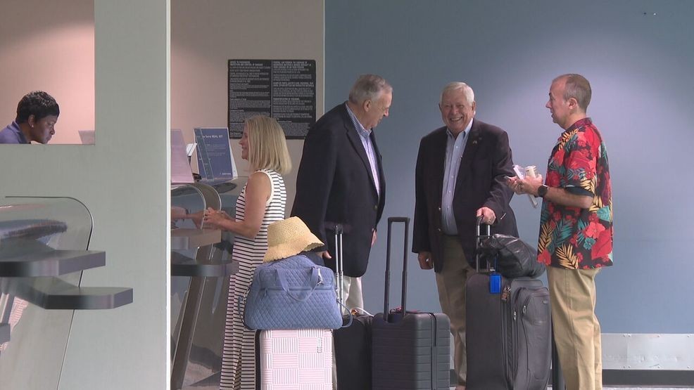 Contour Airlines launches nonstop Fort Lauderdale route, resumes daily Baltimore flights at MCN, June 9, 2026 (Courtesy of WGXA's Ansleigh Edwards)