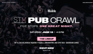 Calling all Season Ticket Members! Inter Miami CF to Host Exclusive Pub Crawl Presented by Modelo Especial