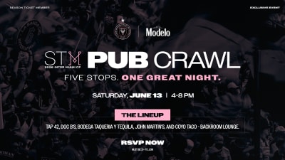 Calling all Season Ticket Members! Inter Miami CF to Host Exclusive Pub Crawl Presented by Modelo Especial