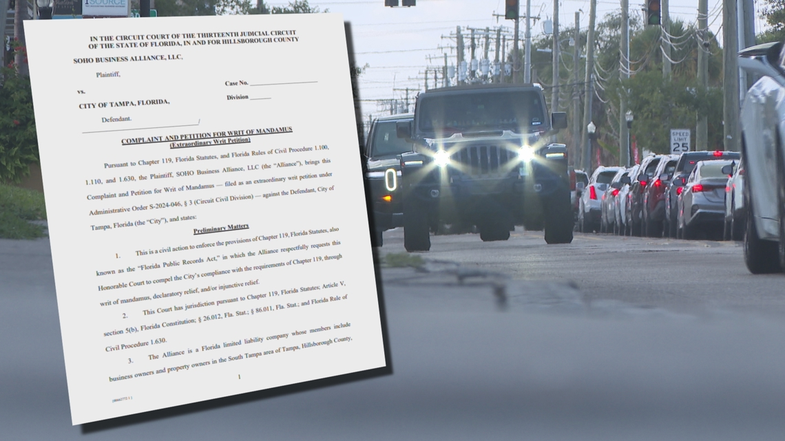 SoHo business group sues Tampa over records related to $100 million stormwater relief project