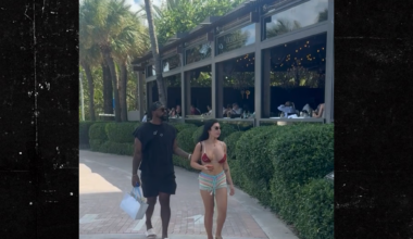 Marcus Jordan Gets Cozy With Curvy Mystery Brunette in Miami