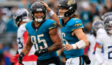 Strangely underutilized so far - Jacksonville TE effective when involved