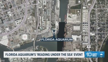 The Reading Under the Sea event is taking place on Friday at The Florida Aquarium