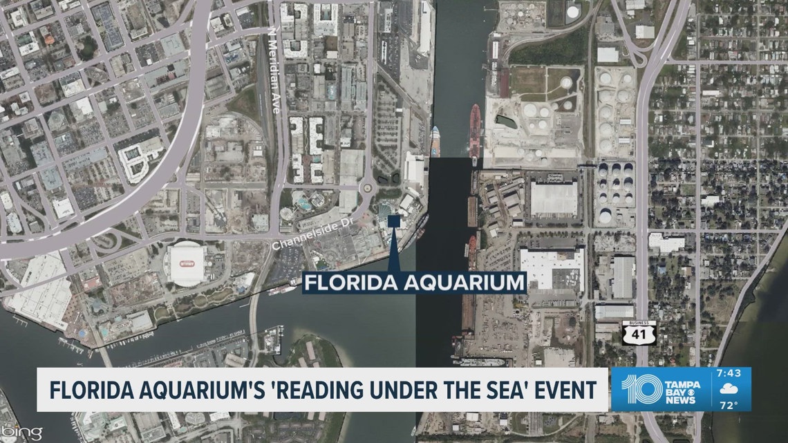 The Reading Under the Sea event is taking place on Friday at The Florida Aquarium