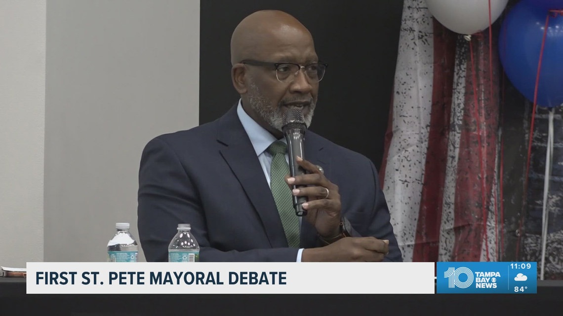 Candidates running for St. Pete mayor square off in their first debate of election season