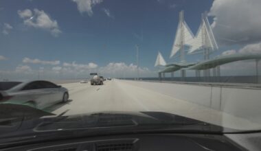 Howard Frankland Bridge 'sails' were part of an $8 million aesthetics contract